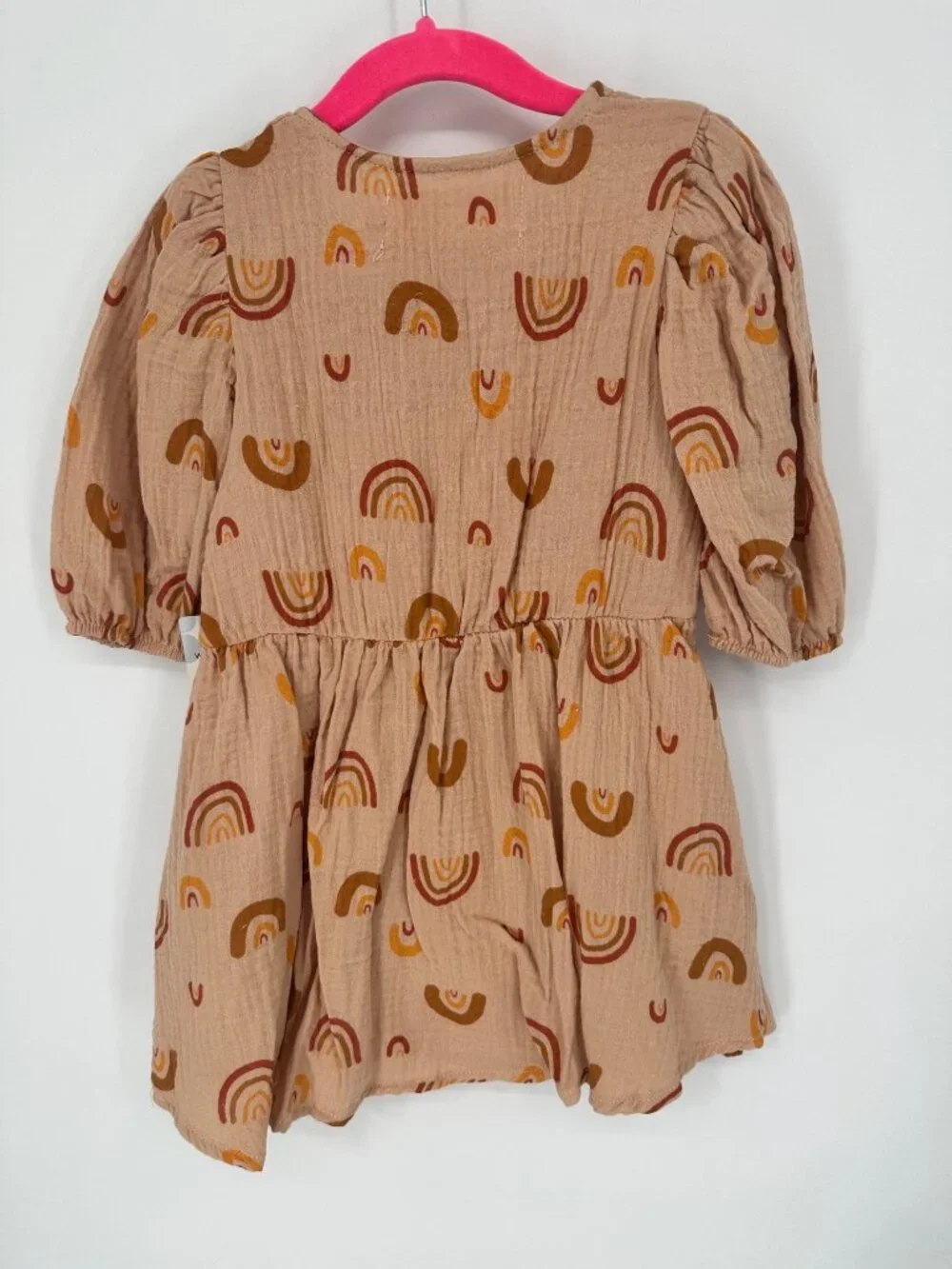 Dotdotsmile Girls Dress Size 3/4 Rainbow Print New With Tags